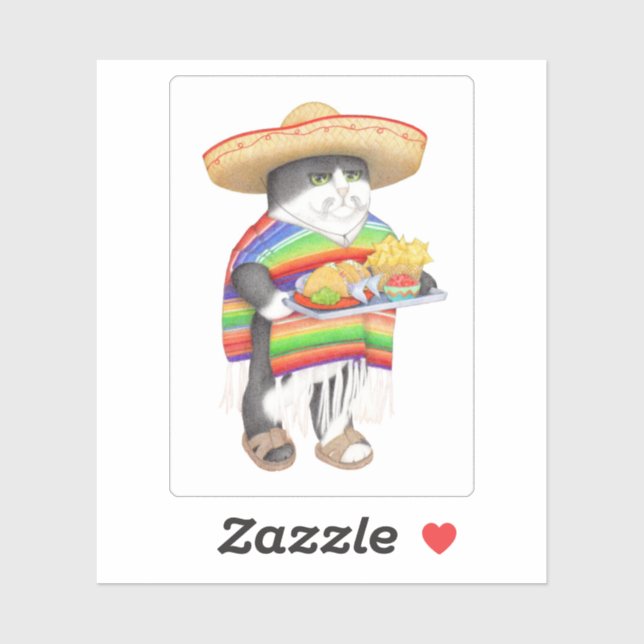 Pegatina vinílico WENDELITO de 3" (Hoja)