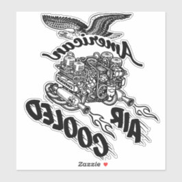 Pegatina Vinilo De Corvair Del Motor De Refrigeración Por A