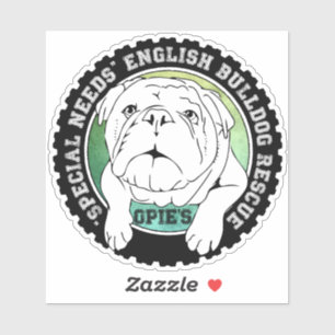 Pegatina Vinilo del corte del personalizado del rescate de