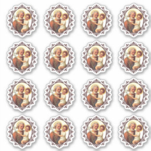 Pegatina Vinilo religioso de Jesús del niño católico de 