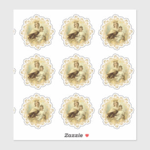 Pegatina Vinilo religioso del monte Carmelo Jesús del