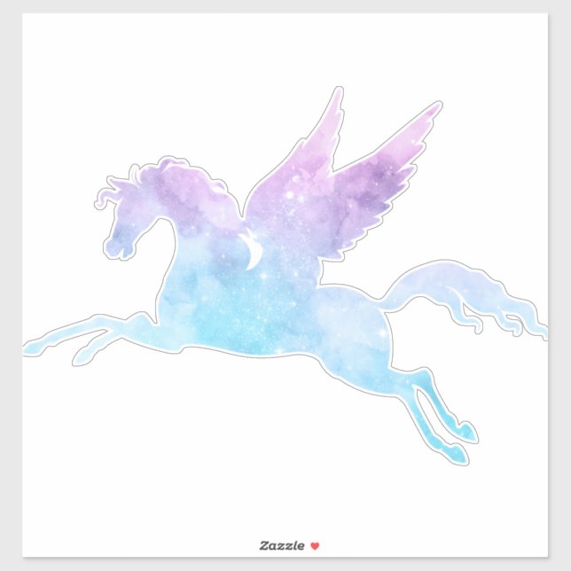Pegatina Vinilo XL del arcoiris celestial Holográfico Pegas (Hoja)