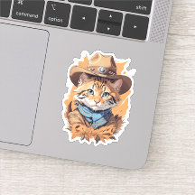 Vintage Cowboy Kitten Design