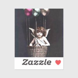 Pegatina Vintage Cupido