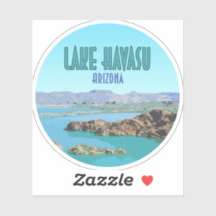 Pegatina Vintage de Lake Havasu Arizona