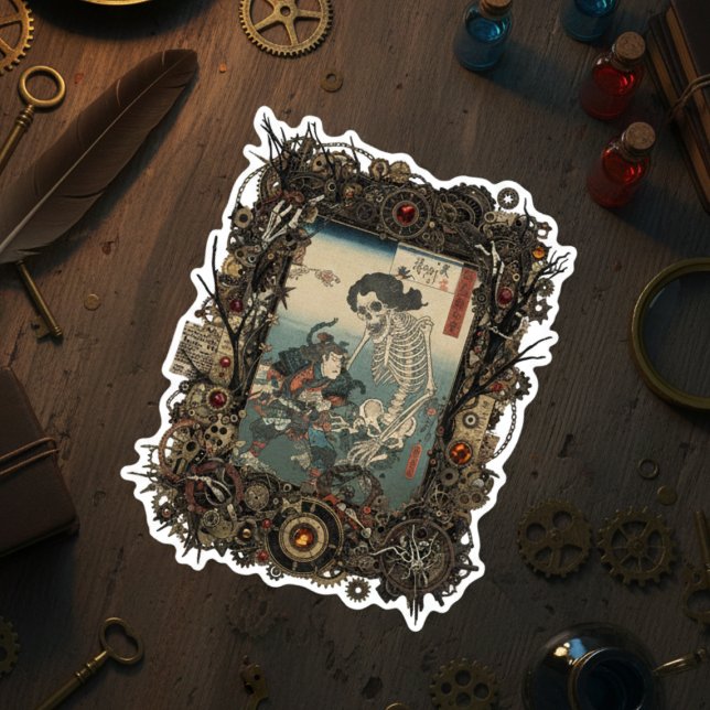 Pegatina Vintage Japanese Gothic Collage  Sticker (Subido por el creador)