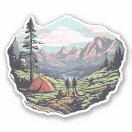 Pegatina Vintage Outdoor