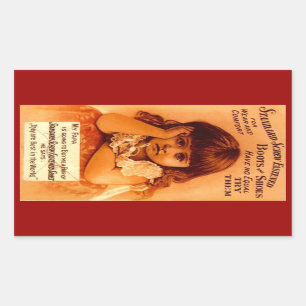 Pegatina Vintage Publicidad Al diablo los zapatos 