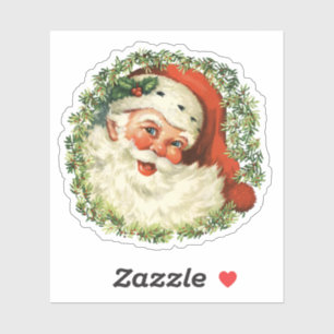Pegatina Vintage Santa