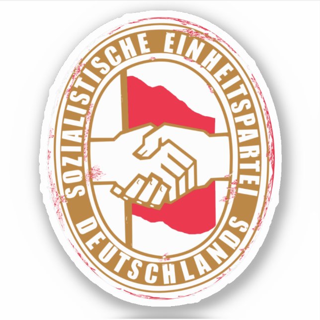 Pegatina Vintage SED (Anverso)