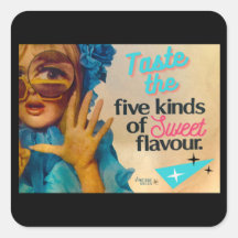 Pegatina Vintage Voices