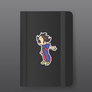 Pegatina Vintage Yelling Kid