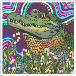 Pegatina Vinyl de Alligator