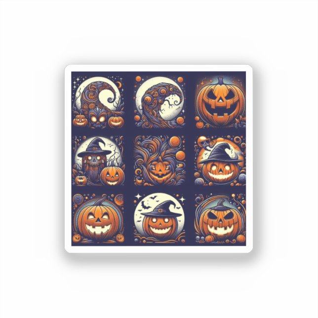 Pegatina Vinyl de Halloween (Anverso)