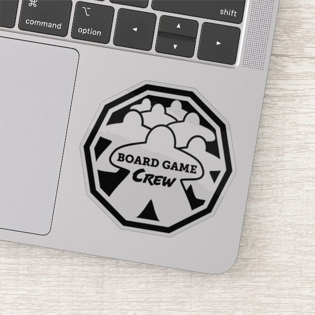 Pegatina Vinyl de la tripulación de juego de mesa (Detalle)