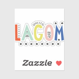 Pegatina Vinyl de Lagom Colors