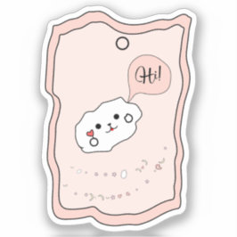 Pegatina Vinyl de teléfono móvil de Kawaii