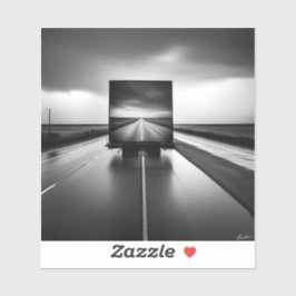 Pegatina Vinyl extraíble de largo camino a casa