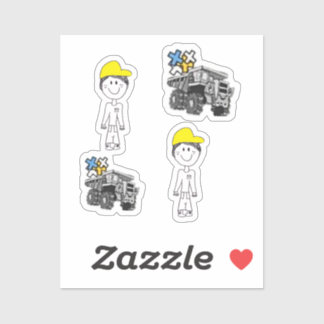 Pegatina VINYL - HIJO+CAMIÓN