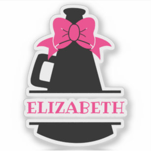 Pegatina Vinyl personalizado con megáfono de vientos