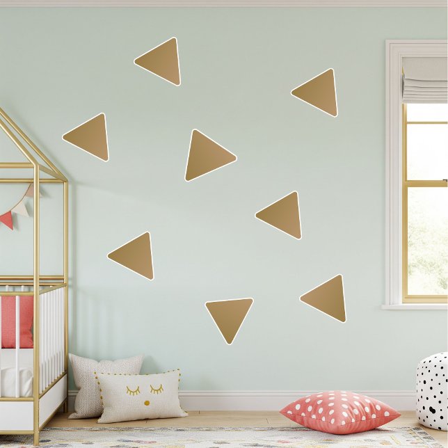Pegatina vinyl triangular stickers for kids, wall decor (Subido por el creador)