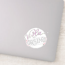 Pegatina Viola + Orsino