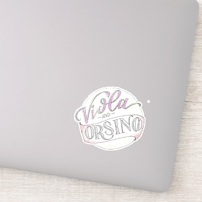 Pegatina Viola + Orsino (Detalle)
