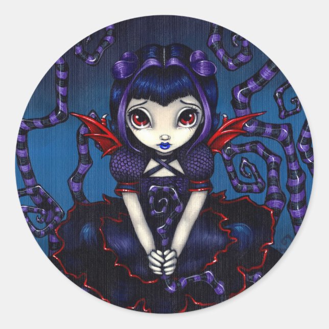 pegatina "violeta a veces" (Anverso)
