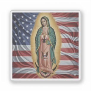 Pegatina Virgen de Guadalupe - EE. UU.