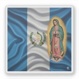 Pegatina Virgen de Guadalupe - Guatemala