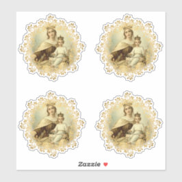 Pegatina Virgen María Monte Carmel Jesús Vinilo Religioso