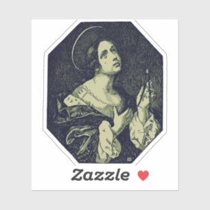 Pegatina Virgen y mártir de Santa Apolonia