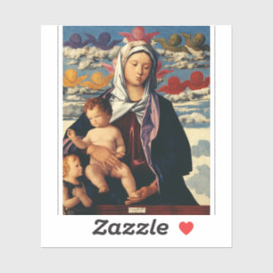 Pegatina Virgen y Niño de Bellini Alta Fidelidad Arte Refin