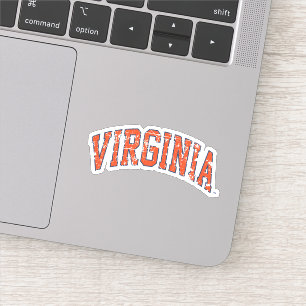 Pegatina Virginia Wordmark perturbado