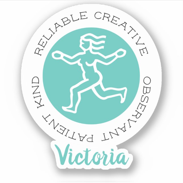 Pegatina Virgo (Anverso)