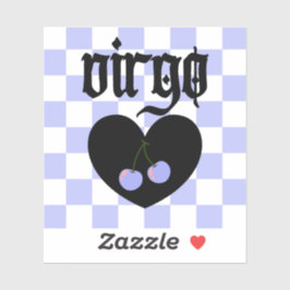 Pegatina Virgo Arte Gótico de Cerezo a Bordo