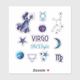 Pegatina Virgo Zodiac Sticker Collection