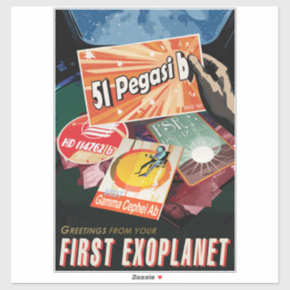 Pegatina Visit First Exoplanet Found Outside Solar System 