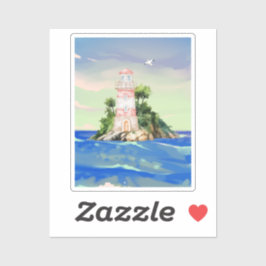 Pegatina Vista de los océanos