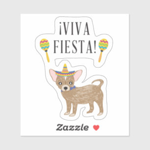 Pegatina !Viva Fiesta! Chihuahua