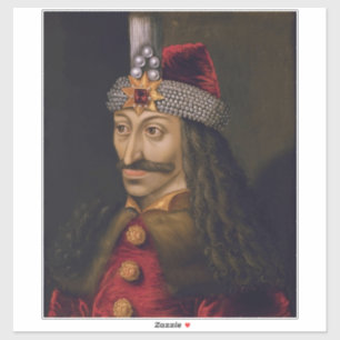 Pegatina Vlad Tepes: Impaler, Dracula Príncipe Voivode