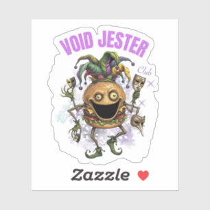 Pegatina Void Jester Club - amigo Burger 