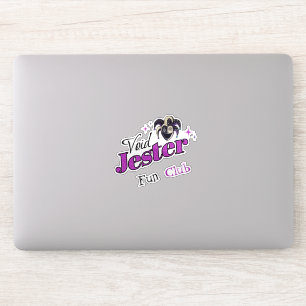 Pegatina Void Jester Club – Bufón del Caos Sonriente