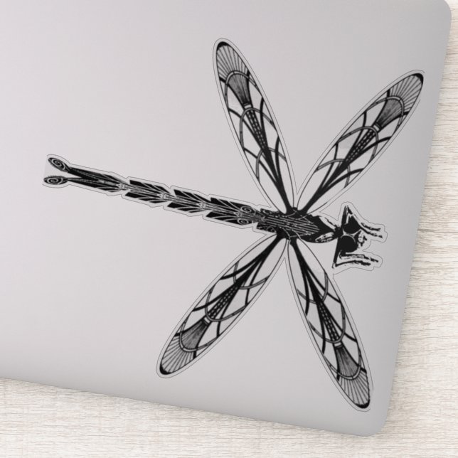 Pegatina Volar dragón desde el cambio de rumbo: una novela  (Detalle)