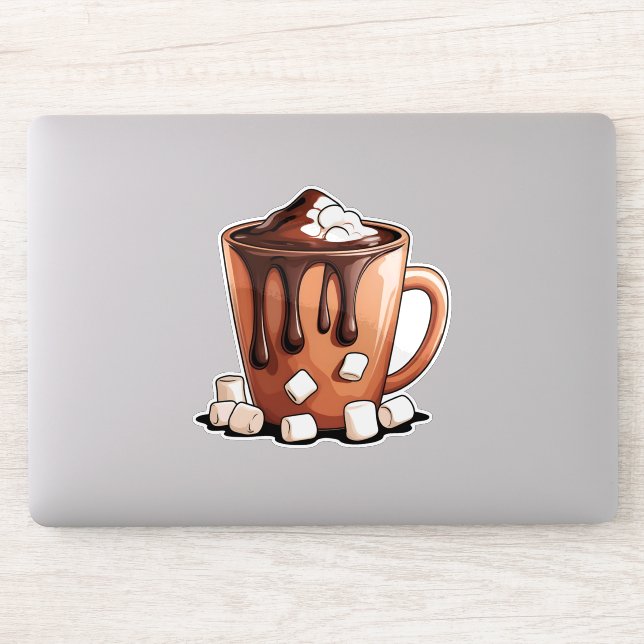 Pegatina Volcano Hot Chocolate Dream Mug sticker (Ordenador)