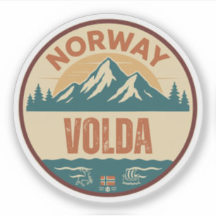 Pegatina Volda, Noruega Norge