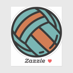 Pegatina voleibol