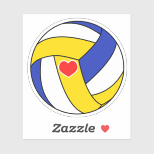 Pegatina Voleibol de amor