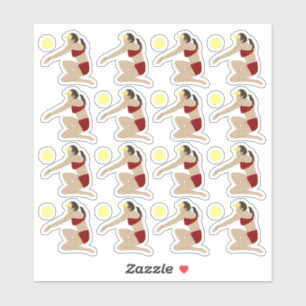 Pegatina Voleibol playa