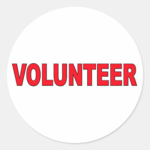 Pegatina voluntario